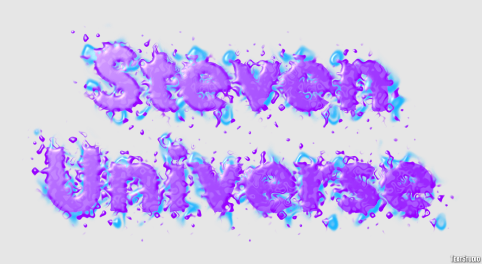 Steven Universe Efekt tekstowy