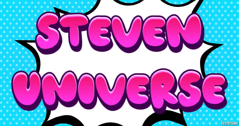 Steven Universe Efekt tekstowy