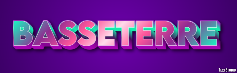 Basseterre Effet de texte