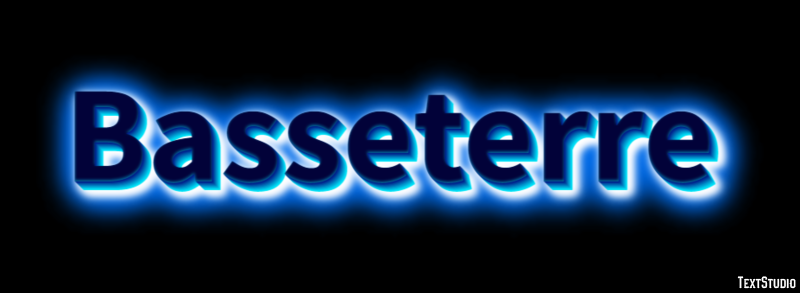 Basseterre Effet de texte