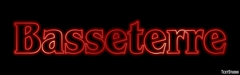 Basseterre Efecto de Texto