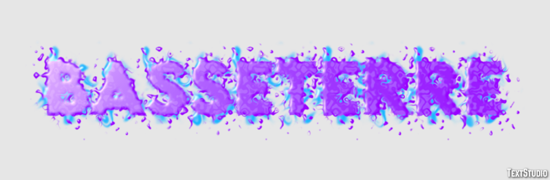 Basseterre Effet de texte