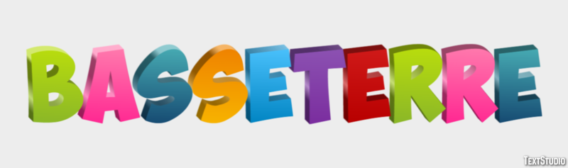 Basseterre Effet de texte