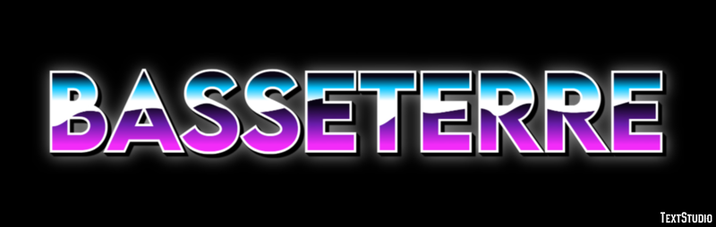 Basseterre Texteffekt