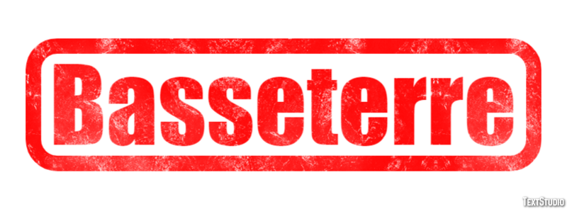 Basseterre Effet de texte