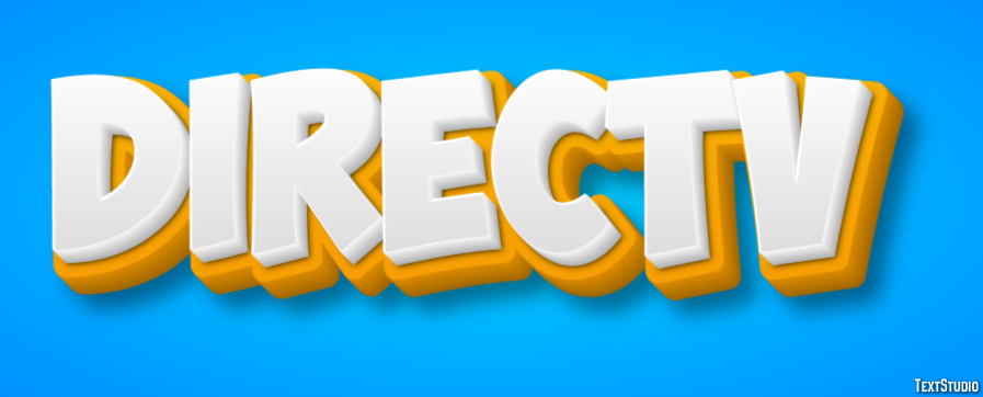 Directv Tekst Effect