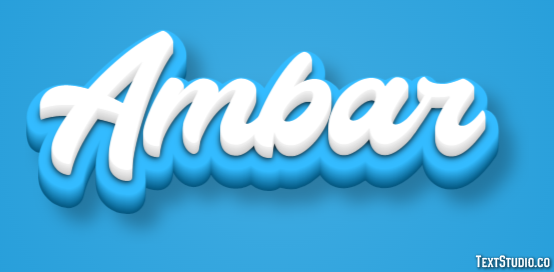 Ambar Text Effect