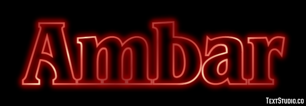 Ambar Text Effect