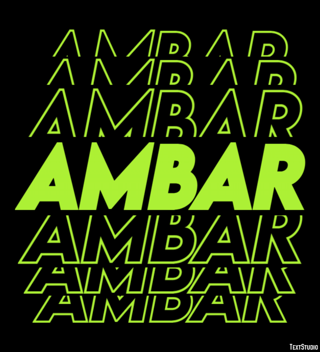 Ambar Text Effect