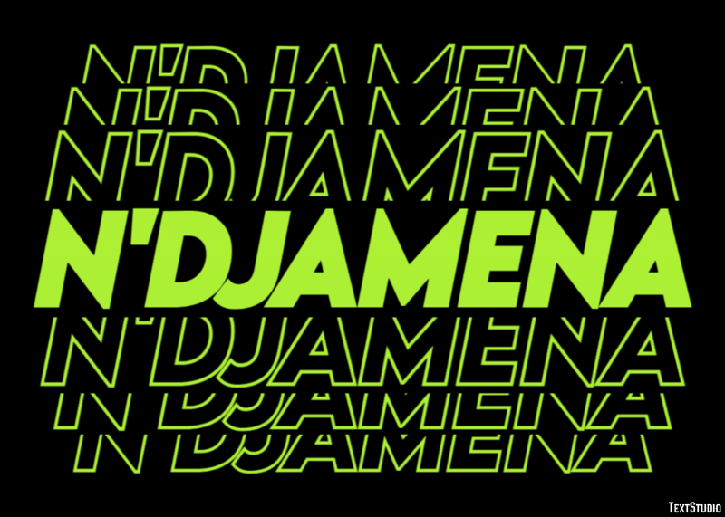 N'Djamena Efekt tekstowy