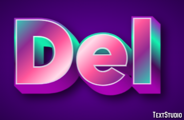 Del Efeito de texto