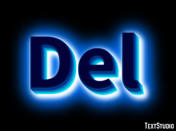 Del Efeito de texto