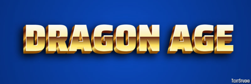 Dragon Age Effetto testo