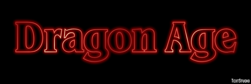 Dragon Age Effetto testo