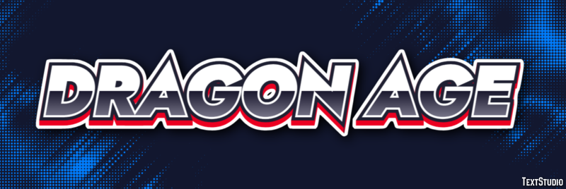 Dragon Age Efekt tekstowy