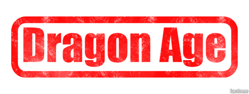 Dragon Age Efekt tekstowy
