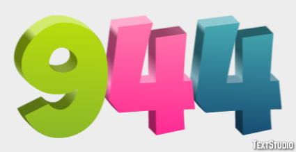 944 Text Effect