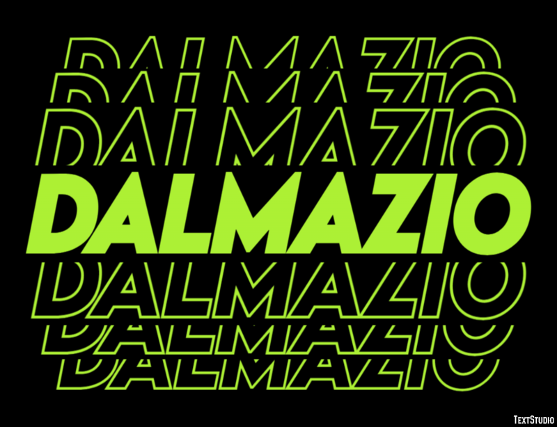 Dalmazio Effetto testo
