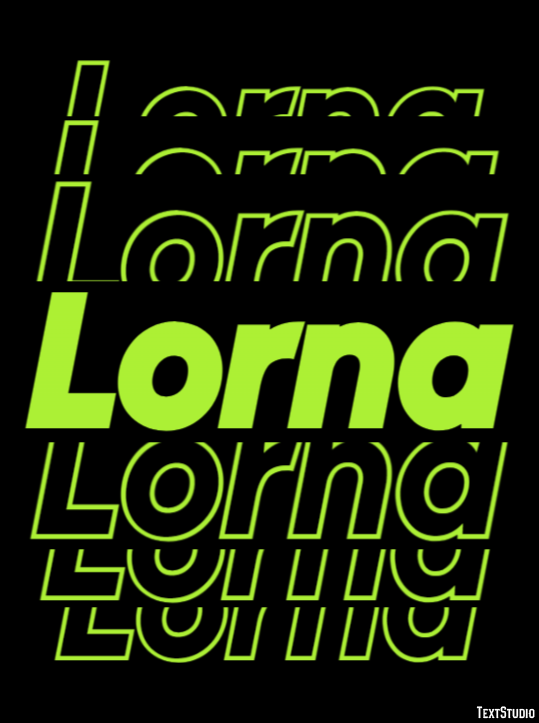 Lorna Texteffekt