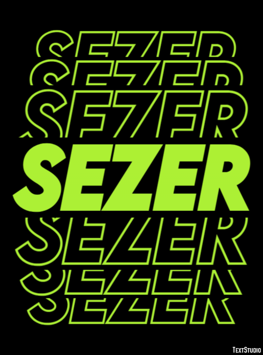 Sezer Texteffekt