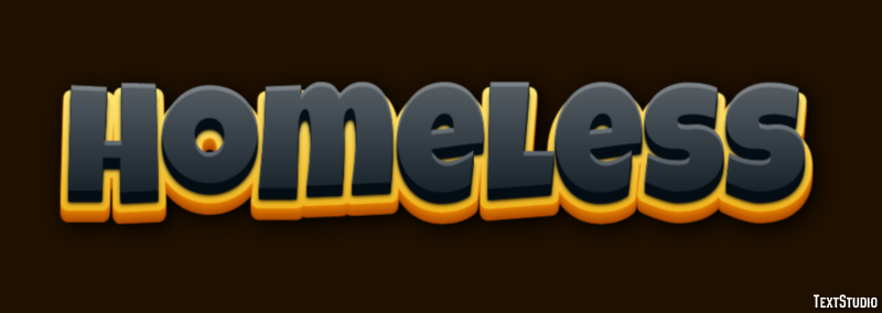 Homeless Text Effect