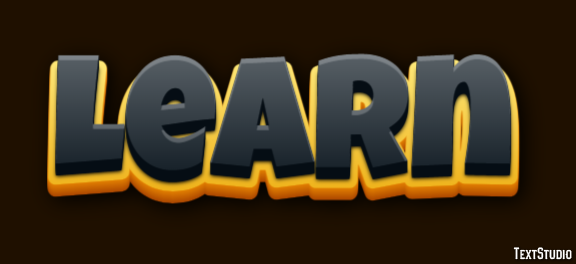 Learn Text Effect