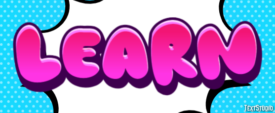 Learn Text effect