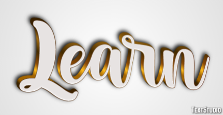 Learn Text Effect