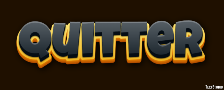 Quitter Effet de Texte