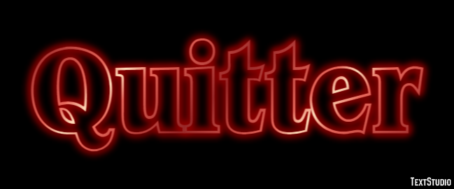 Quitter Effet de Texte