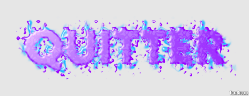 Quitter Effet de Texte