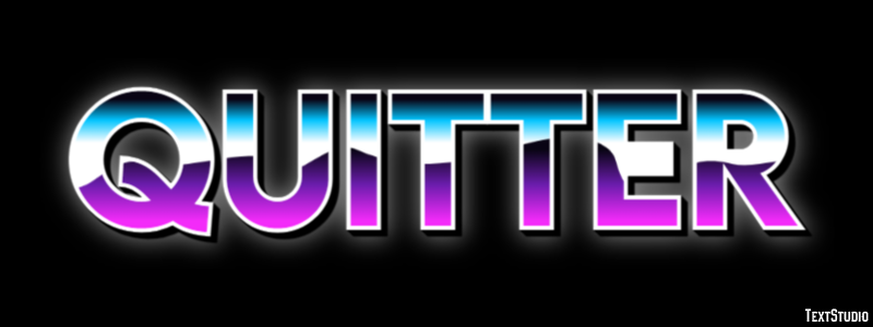 Quitter Effet de Texte