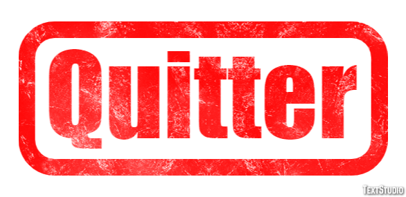 Quitter Effet de Texte