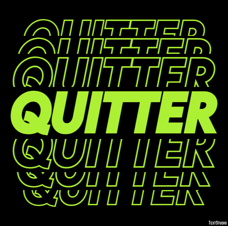 Quitter Effet de Texte