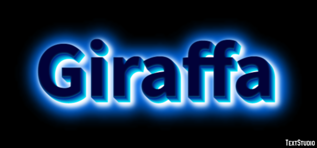 Giraffa Effet de Texte