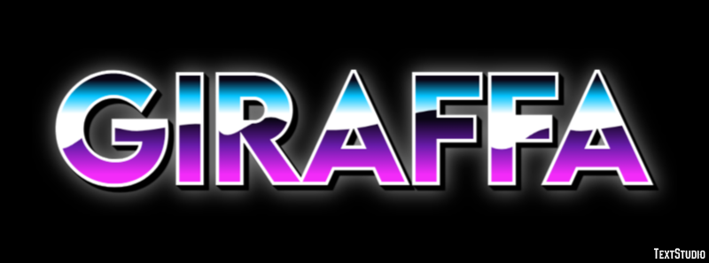 Giraffa Effet de Texte