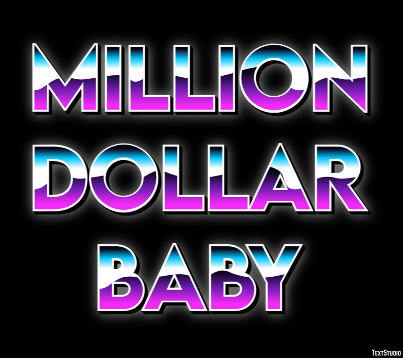 Million Dollar Baby Efecto de Texto