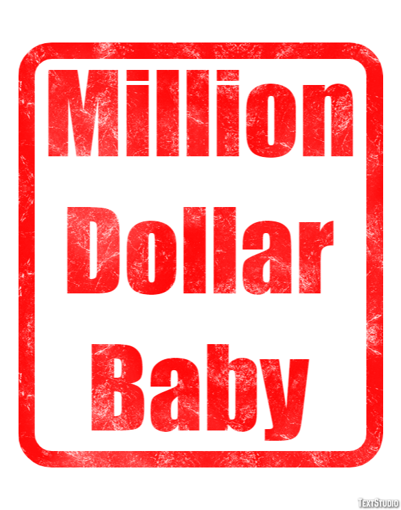 Million Dollar Baby Efecto de Texto