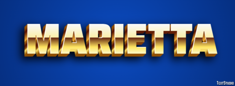 Marietta Эффект текста
