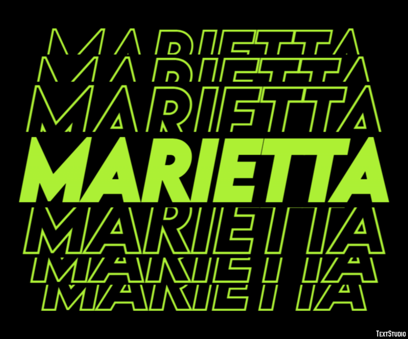 Marietta Efekt tekstowy