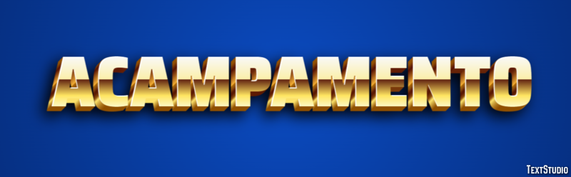 Acampamento テキスト効果