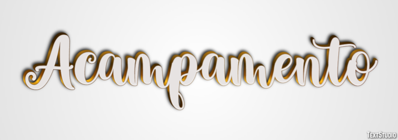 Acampamento テキスト効果