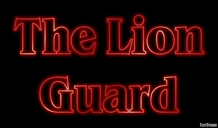 The Lion Guard Text Effect