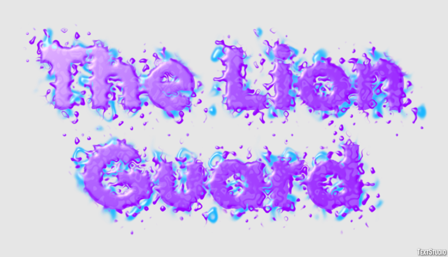 The Lion Guard Text Effect