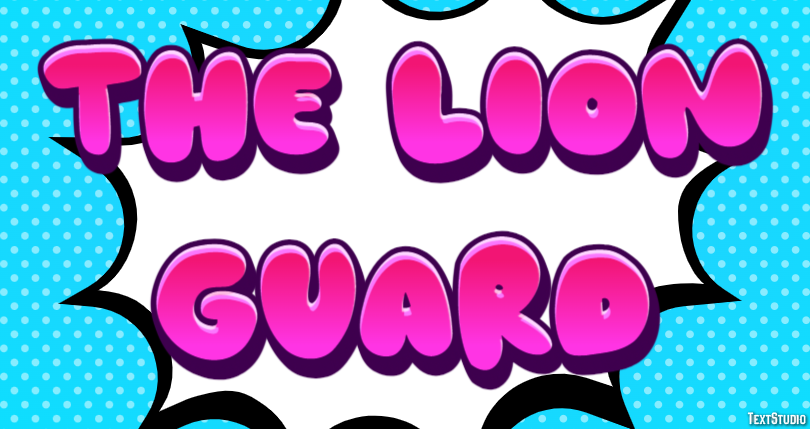 The Lion Guard Text Effect