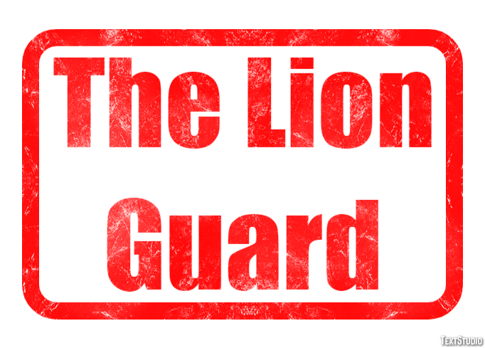 The Lion Guard Text Effect