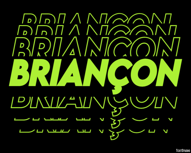 Briançon Efekt tekstowy