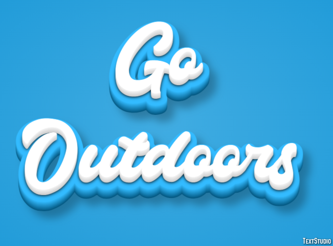 Go Outdoors Metin Efekti