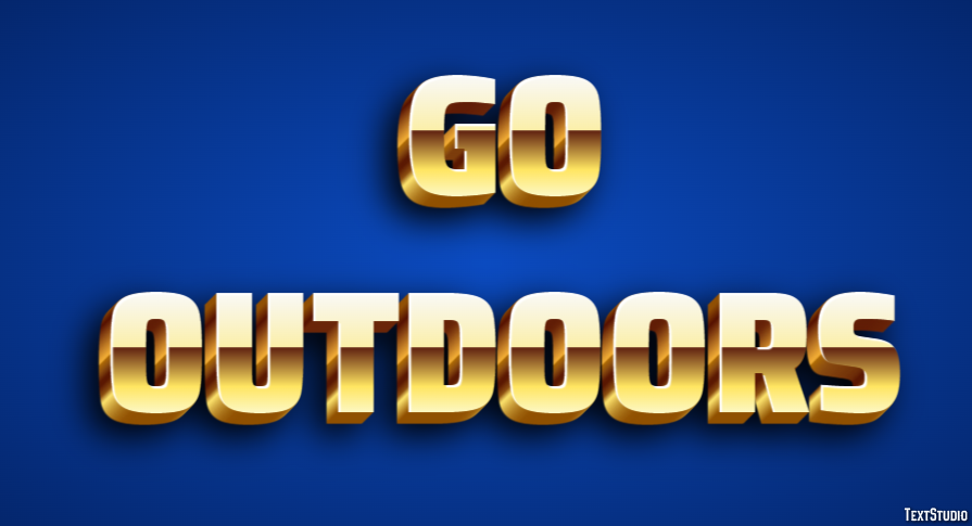 Go Outdoors Metin Efekti