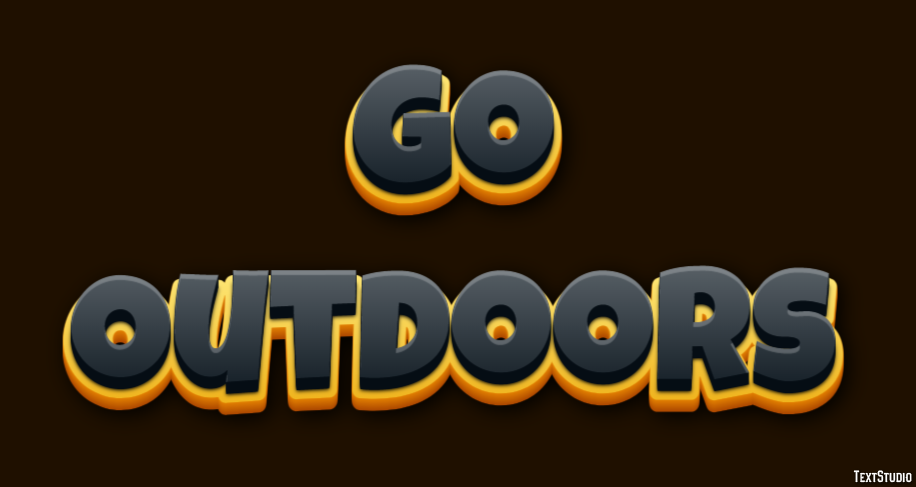 Go Outdoors Metin Efekti